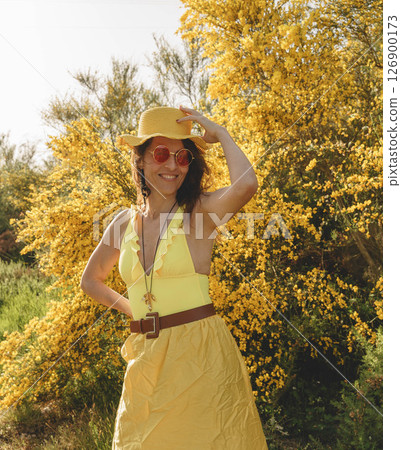 Radiant Girl Under the Summer Sun Radiant Girl Under the Summer Sun 126900173