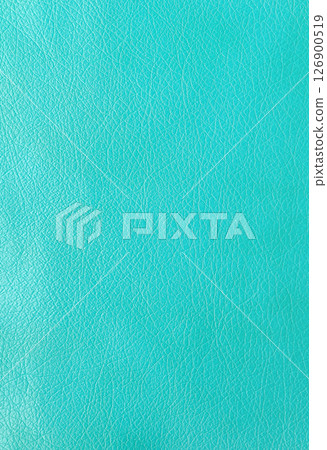 Texture of genuine leather, artificial leatherette blue background 126900519