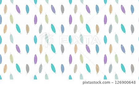 Cool color bird feather pattern background 4 126900648