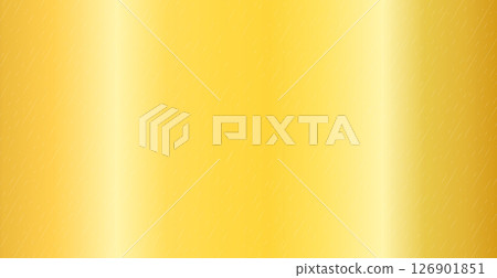 Golden metal panorama texture with reflection - illustration 126901851
