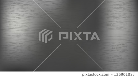 Panoramic steel background metal texture with highlights - Vector 126901853