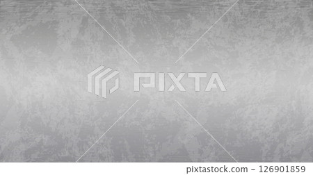 Panoramic steel background old metal texture - Vector 126901859