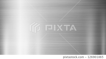 Panoramic steel background metal texture with highlights - Vector Panoramic steel background metal texture with highlights - Vector 126901865