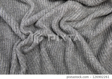 Textile background soft cashmere texture. Wool products. 126902261