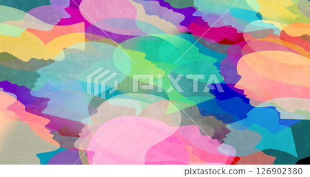Diverse People Background Diverse People Background 126902380