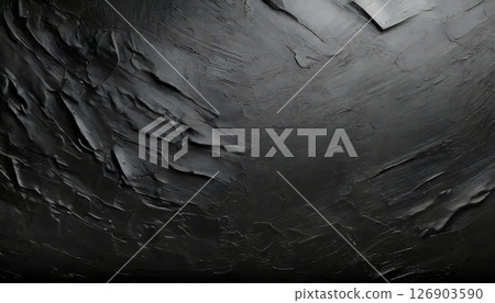 黑色紋理牆 126903590