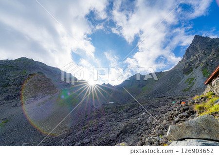 [Mountain material] Satsuei Hut and Mount Yari [Nagano Prefecture] 126903652