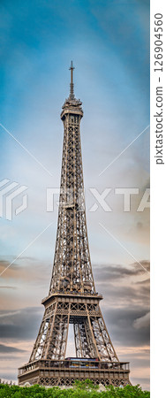 Eiffel Tower Seine River View 126904560