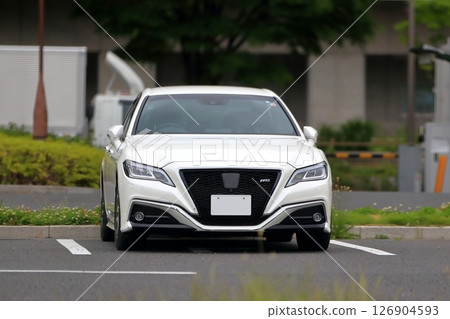 白色轎車形象 白色轎車形象 126904593