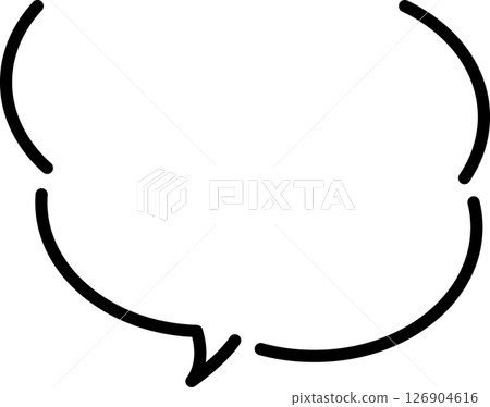 對話泡泡,蓬鬆的黑線 對話泡泡,蓬鬆的黑線 126904616