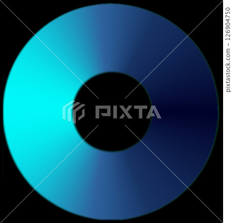 Gradient compact disc. The gradient lighting on the round storage medium resembles the letter C. Gradient compact disc. The gradient lighting on the round storage medium resembles the letter C. 126904750
