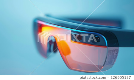 Automated delivery robots transport packages in a modern warehouse environment, 126905157