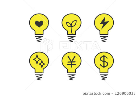 Ecology light bulb set 126906035