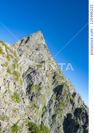 [山景素材] 初秋的槍山和東鐮山脊 [長野縣] 126906285