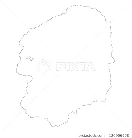 Blank map of Tochigi prefecture 126906908