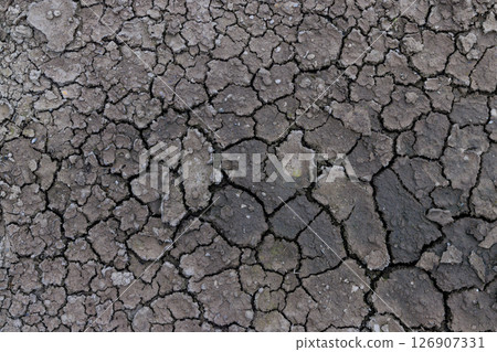Small cracks in the ground, background image Small cracks in the ground, background image 126907331