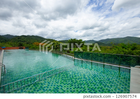 Blue, Horizontal, Mountain, Nature, No People Blue, Horizontal, Mountain, Nature, No People 126907574
