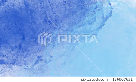 Blue watercolor background with copyspace for your design. vector. 126907631