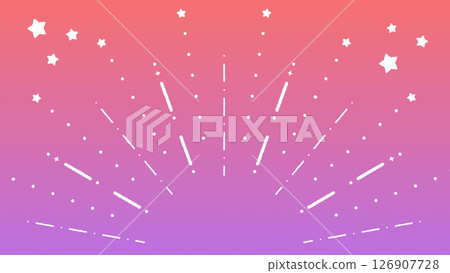 手繪線條和星星的插圖 手繪線條和星星的插圖 126907728