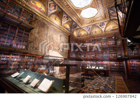 the Morgan library and museum in New York, USA,  is a museum and research library in New York City 126907842