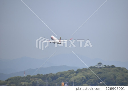 飛機和天空 126908001