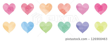 水彩心彩插畫集 126908463