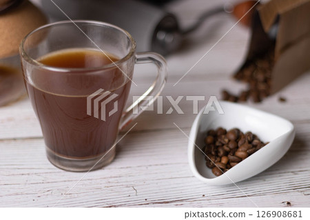 preparation of specialty coffee infusion preparation of specialty coffee infusion 126908681