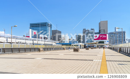 Ueno Station and Panda Bridge cityscape [Taito Ward, Tokyo] 126908809