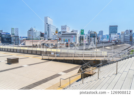 Cityscape seen from Ueno Station and Panda Bridge [Taito Ward, Tokyo] 126908812