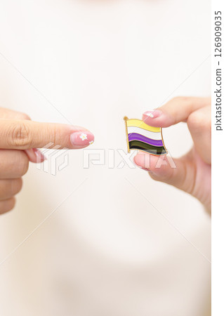 International Non Binary People July Day and Happy Pride June month and LGBTQIA with flag Brooch pin for LGBTQ, Marriage Equality Law, Pansexual, Demisexual and transgender International Non Binary People July Day and Happy Pride June month and LGBTQIA with flag Brooch pin for LGBTQ, Marriage Equality Law, Pansexual, Demisexual and transgender 126909035