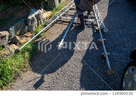 園丁鋁製三腳架輔助腿 126909226