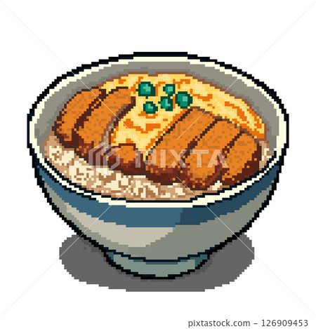 像素藝術：Katsudon像素藝術（日本料理） 126909453