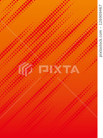 Halftone background vertical red orange gradient 126909467