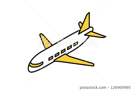 車輛圖標,簡單可愛的飛機等距線圖標 車輛圖標,簡單可愛的飛機等距線圖標 126909995