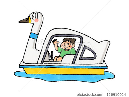 天鵝船和男孩 126910024