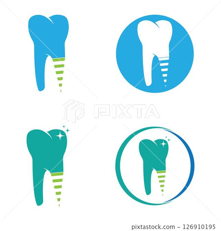 Dental logo Template vector illustration Dental logo Template vector illustration 126910195