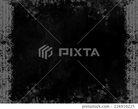 深黑色背景，周圍環繞著粗糙的灰色垂直線條和霧霾 126910225