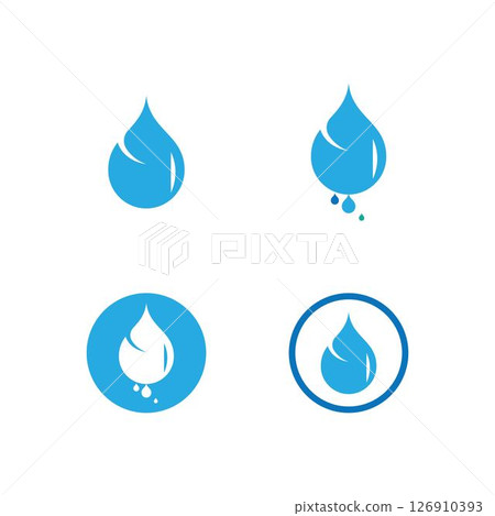water drop Logo Template 126910393