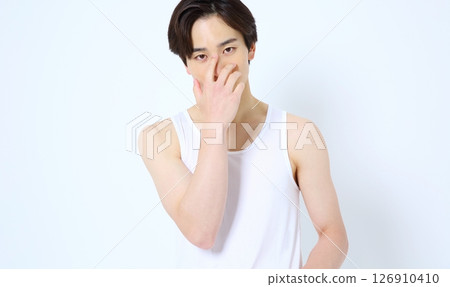 男性肖像美女形象 126910410