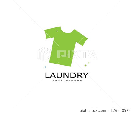 Laundry logo vector Laundry logo vector 126910574