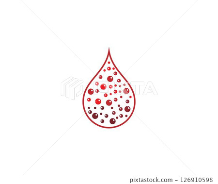 Blood logo icon vector 126910598