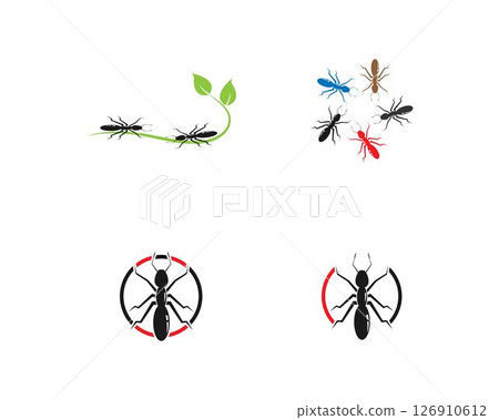 Ant Logo template vector 126910612