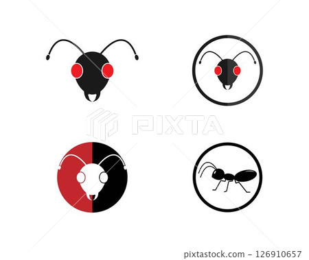 Ant Logo template vector Ant Logo template vector 126910657