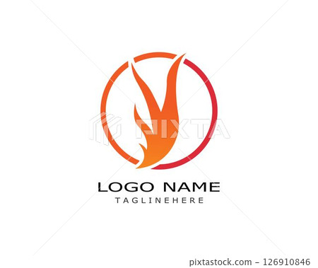 Fire flame Logo Template Fire flame Logo Template 126910846