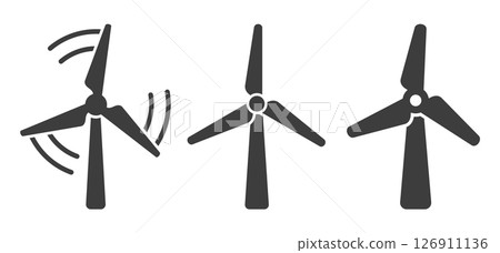 energy, windmill, icon 126911136