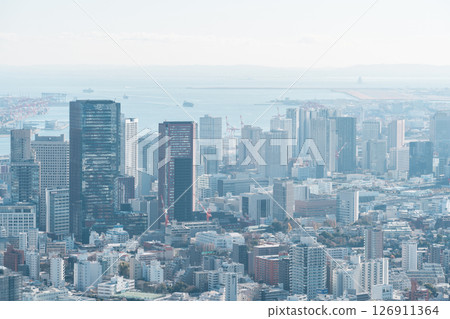 Skyscrapers, cityscape, urban area of Tokyo Skyscrapers, cityscape, urban area of Tokyo 126911364
