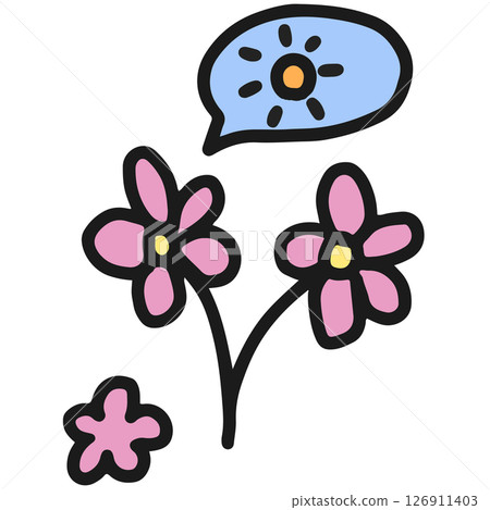 Hand drawn illustration of flowers and sun for home decoration, spring, summer, nature, garden, plants, tree, blossom, blooming, sticker, picnic, park, house yard, environment, soil Hand drawn illustration of flowers and sun for home decoration, spring, summer, nature, garden, plants, tree, blossom, blooming, sticker, picnic, park, house yard, environment, soil 126911403