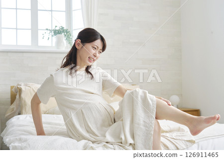 孕婦在家抽筋 126911465