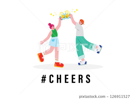 用啤酒敬酒 126911527