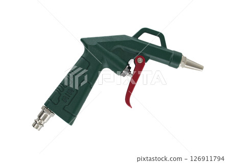 Green Industrial Air Blow Gun with Robust Design and Precision Nozzle 126911794